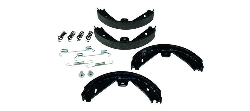 HELLA 8DA 355 050-081 Brake Shoe Set, parking brake