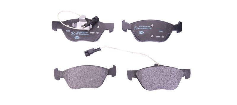 HELLA 8DB 355 007-931 Brake Pad Set, disc brake