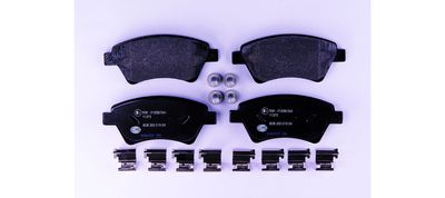 Brake Pad Set, disc brake HELLA 8DB 355 010-541