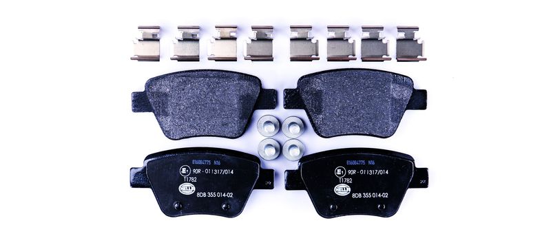 HELLA 8DB 355 014-021 Brake Pad Set, disc brake