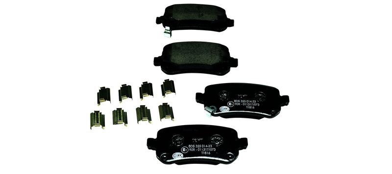 HELLA 8DB 355 014-331 Brake Pad Set, disc brake