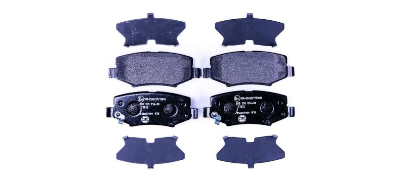 HELLA 8DB 355 014-381 Brake Pad Set, disc brake