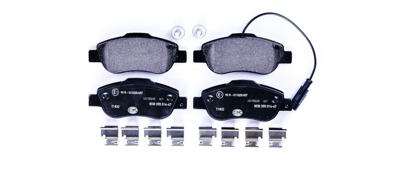 HELLA 8DB 355 014-471 Brake Pad Set, disc brake