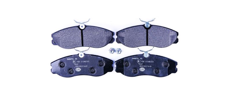 HELLA 8DB 355 016-651 Brake Pad Set, disc brake