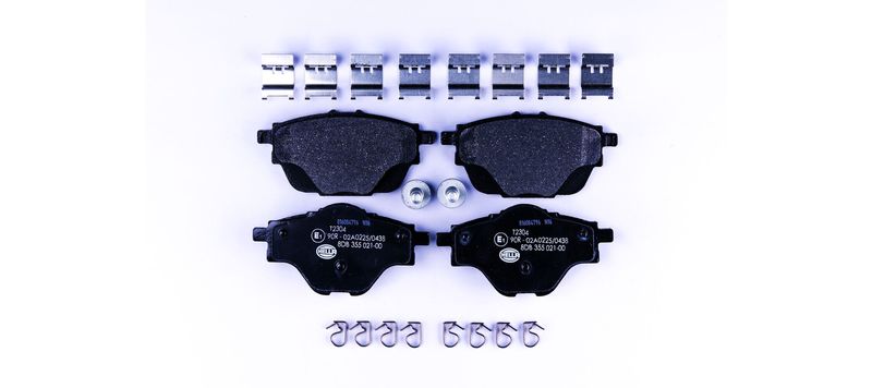 HELLA 8DB 355 021-001 Brake Pad Set, disc brake