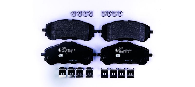 HELLA 8DB 355 021-321 Brake Pad Set, disc brake