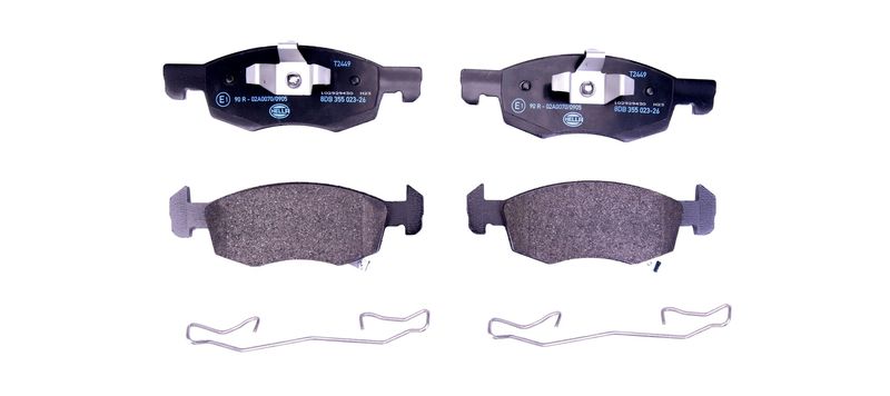 HELLA 8DB 355 023-261 Brake Pad Set, disc brake