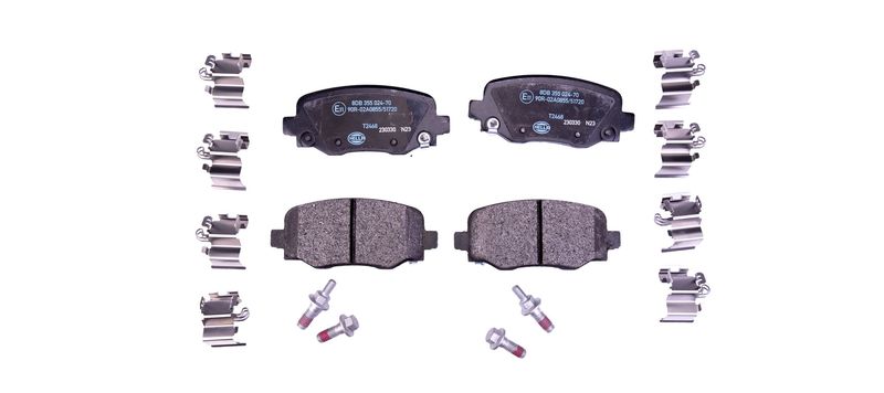 HELLA 8DB 355 024-701 Brake Pad Set, disc brake