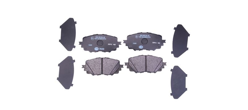 HELLA 8DB 355 024-821 Brake Pad Set, disc brake