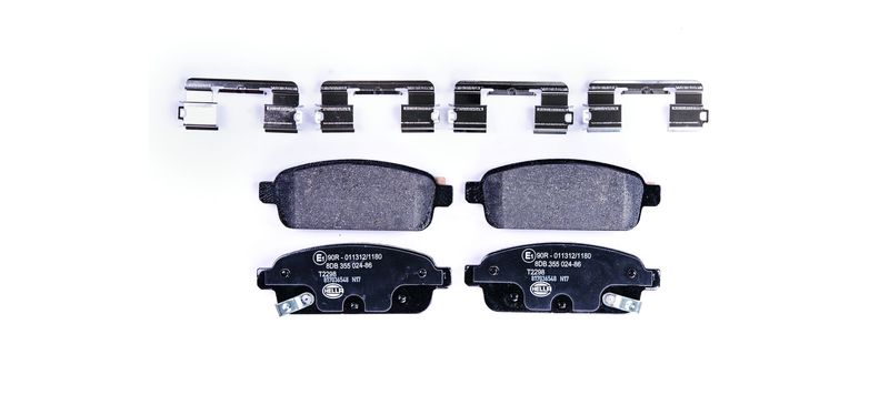 HELLA 8DB 355 024-861 Brake Pad Set, disc brake