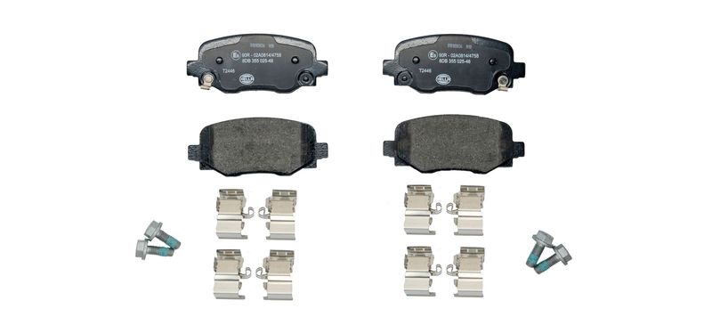 HELLA 8DB 355 025-481 Brake Pad Set, disc brake
