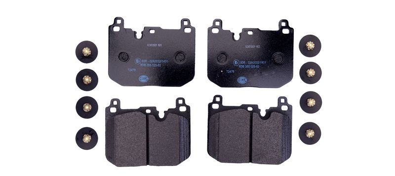 HELLA 8DB 355 025-621 Brake Pad Set, disc brake