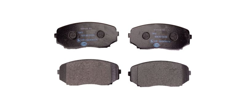 HELLA 8DB 355 032-941 Brake Pad Set, disc brake