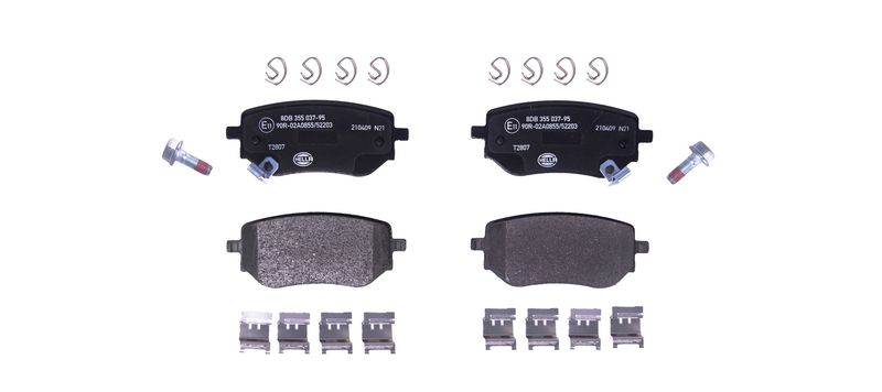 HELLA 8DB 355 037-951 Brake Pad Set, disc brake