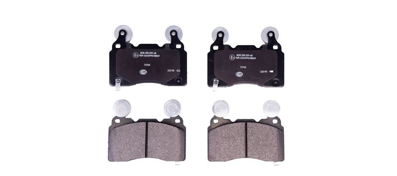 HELLA 8DB 355 039-481 Brake Pad Set, disc brake