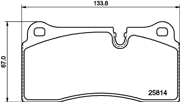 HELLA 8DB 355 039-951 Brake Pad Set, disc brake