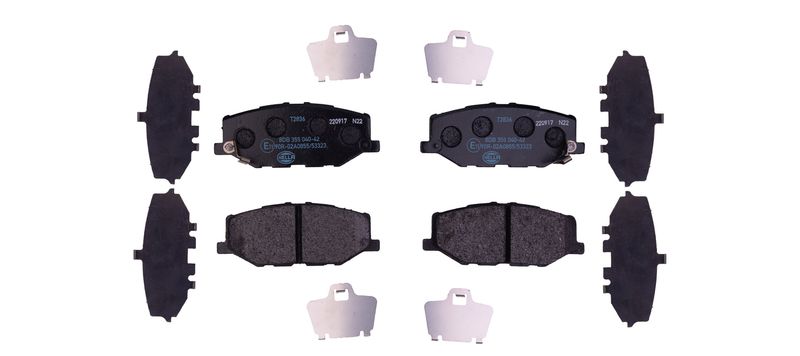 HELLA 8DB 355 040-421 Brake Pad Set, disc brake