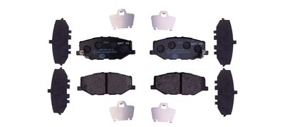 Brake Pad Set, disc brake HELLA 8DB 355 040-421