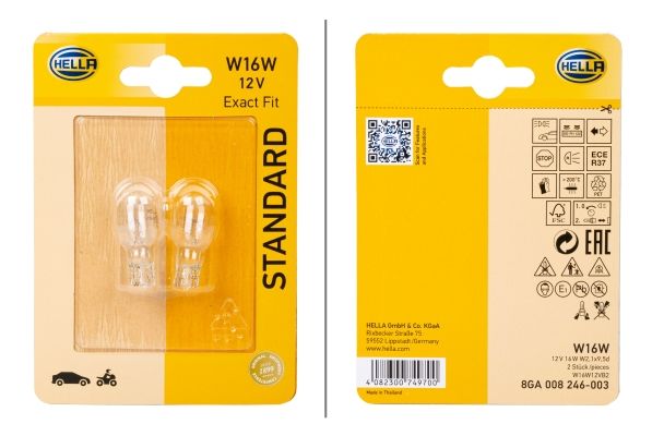 HELLA 8GA 008 246-003 Bulb, direction indicator