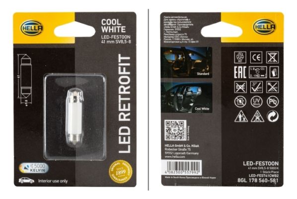 HELLA 8GL 178 560-581 Bulb, interior light