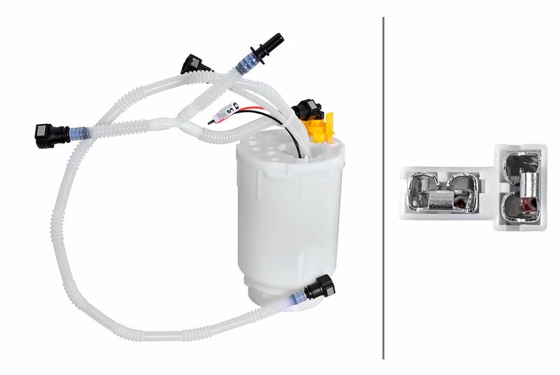 HELLA 8TF 358 312-521 Swirl Pot, fuel pump