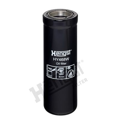 Filter, operating hydraulics HENGST FILTER HY468W