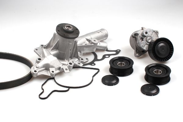 HEPU PK01391 Water Pump + V-Ribbed Belt Kit