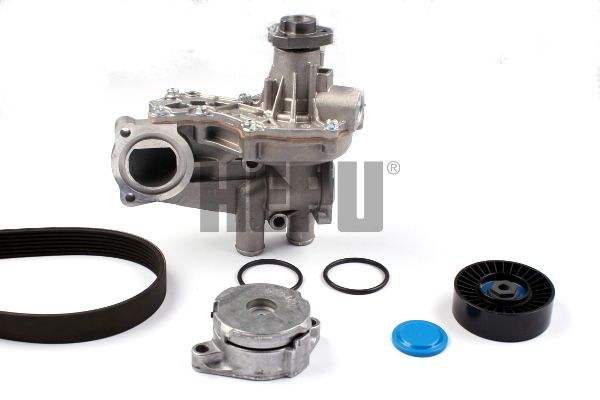 HEPU PK051311 Water Pump + V-Ribbed Belt Kit