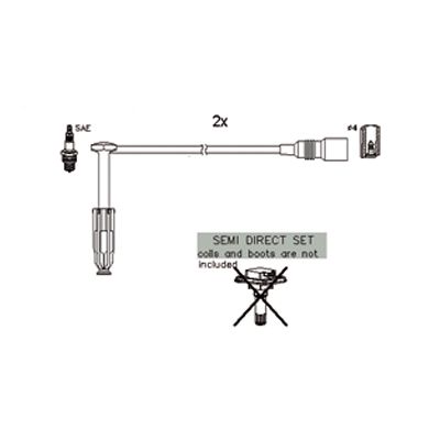 HITACHI 134122 Ignition Cable Kit