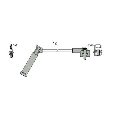 Ignition Cable Kit ASTEMO-HITACHI 134124