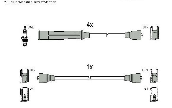 HITACHI 134218 Ignition Cable Kit