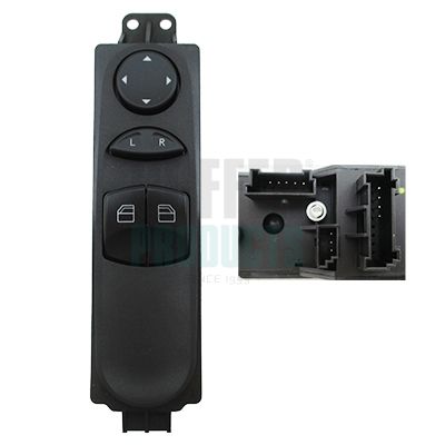 Switch, window regulator HOFFER 2106064