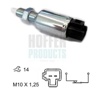Switch, clutch control (cruise control) HOFFER 3500118