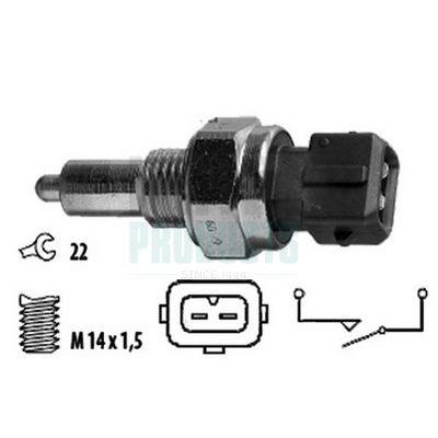 Switch, reverse light HOFFER 3600003