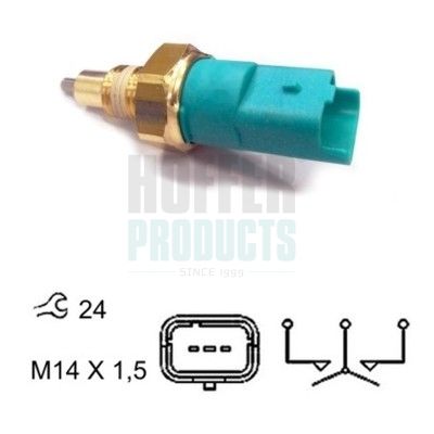 Switch, reverse light HOFFER 3600013