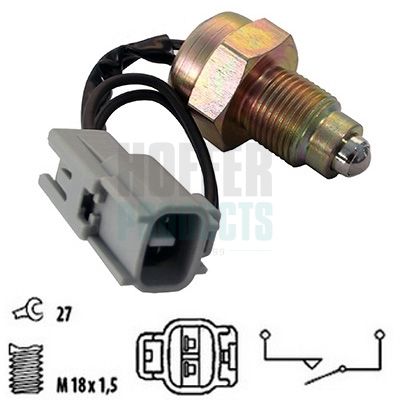 HOFFER 3600057 Switch, reverse light