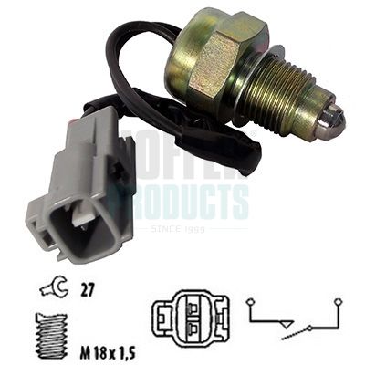 HOFFER 3600058 Switch, reverse light