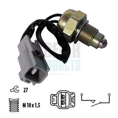 HOFFER 3600059 Switch, reverse light