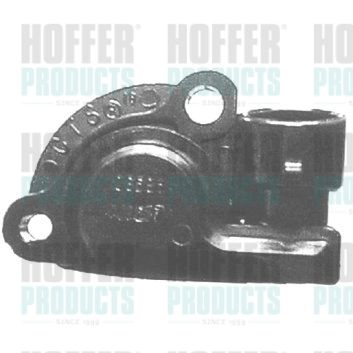 Sensor, throttle position HOFFER 7513007