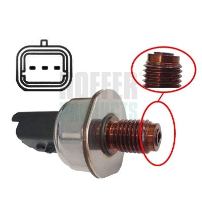 HOFFER 8029224 Sensor, fuel pressure