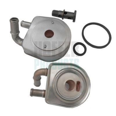 Oil Cooler, engine oil HOFFER 8095165