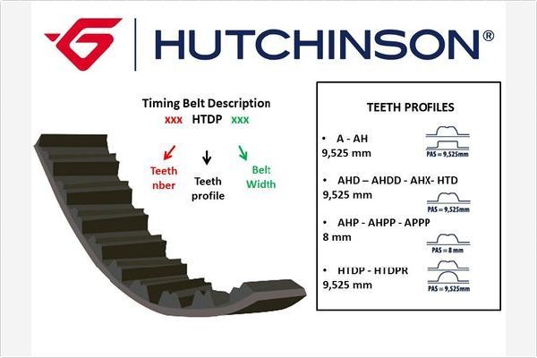 HUTCHINSON 152 HTDP 29 Timing Belt