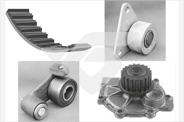 HUTCHINSON KH 117WP22 Water Pump & Timing Belt Kit