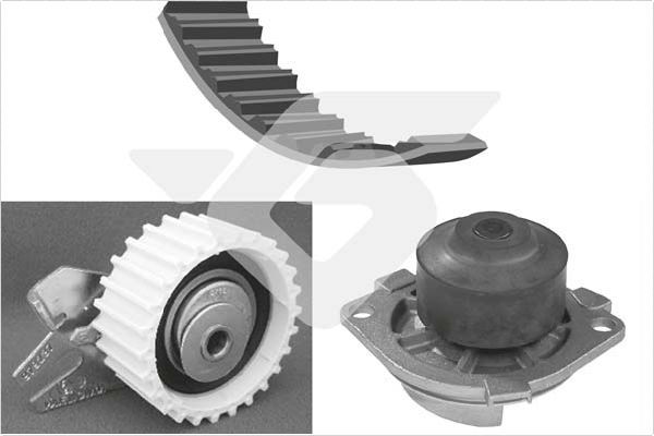 HUTCHINSON KH 119WP38 Water Pump & Timing Belt Kit