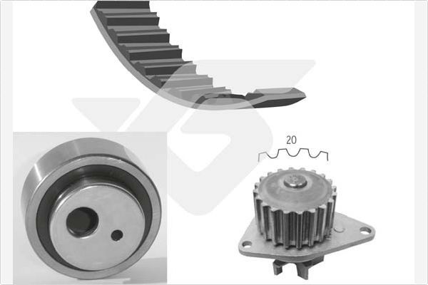 HUTCHINSON KH 13WP05 Water Pump & Timing Belt Kit