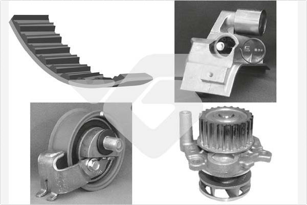 HUTCHINSON KH 166WP51 Water Pump & Timing Belt Kit