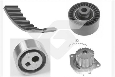 Water Pump & Timing Belt Kit HUTCHINSON KH 187WP17