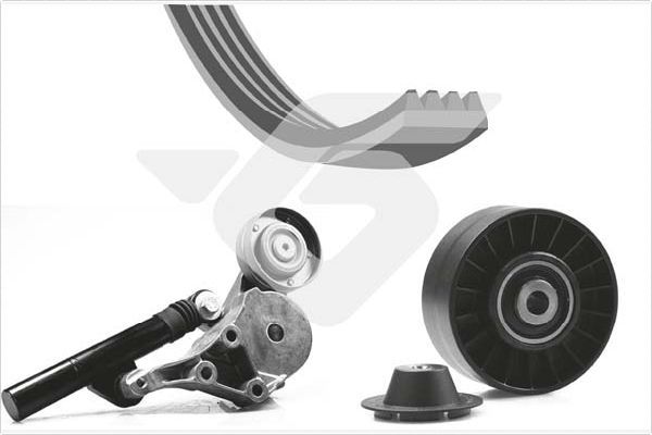 HUTCHINSON KHV 110 V-Ribbed Belt Set