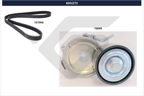 HUTCHINSON KHV 273 V-Ribbed Belt Set