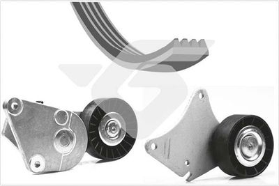 V-Ribbed Belt Set HUTCHINSON KHV 60